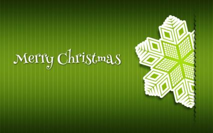 Chúc Mừng Giáng Sinh - Snowflakes Giấy Trên Nền Xanh Trong Adobe Photoshop Cs6 Phần 1