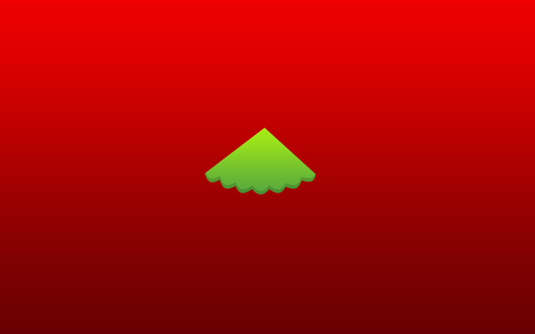 Thiệp Giáng sinh - Giáng sinh Green Tree trên nền đỏ trong Adobe Photoshop CS6