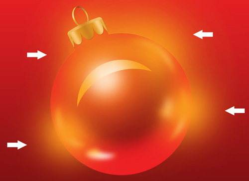 Làm thế nào để tạo ra Thiệp Giáng sinh với bóng và Ribbon xanh trong Adobe Photoshop CS6