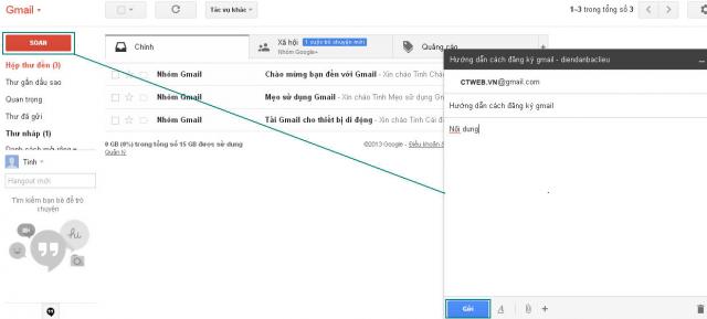 soạn email mới