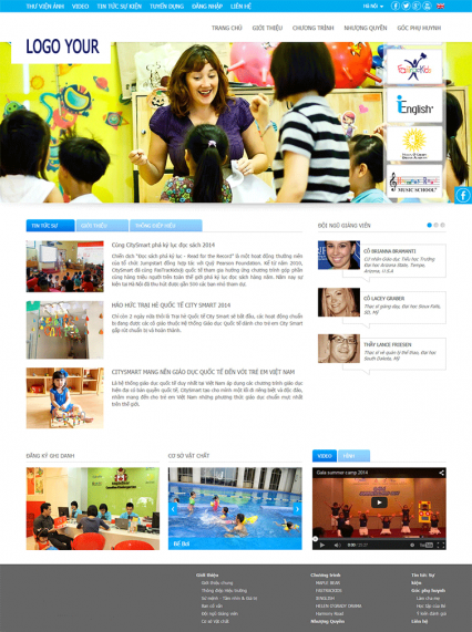 Thiết Kế Website Chuẩn Seo - Website Trường Học